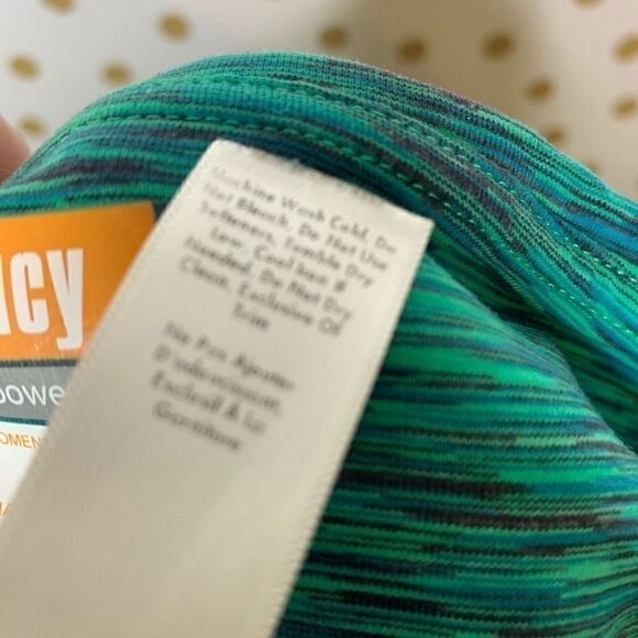 𝅺lucy Powermax Capri Leggings Green Space Dye S - Picture 6 of 6